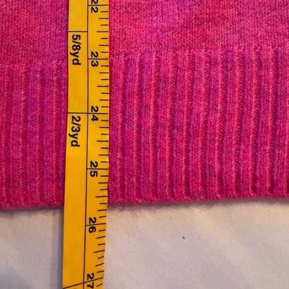 Vince Camuto Hot Pink Womens 2X Boxy‎ VNeck Sweater - Picture 9 of 9